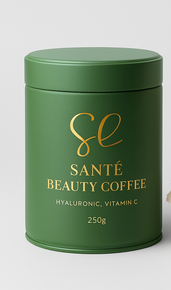 Santé beauty ground coffee 250g with vitamins C and hyaluronic